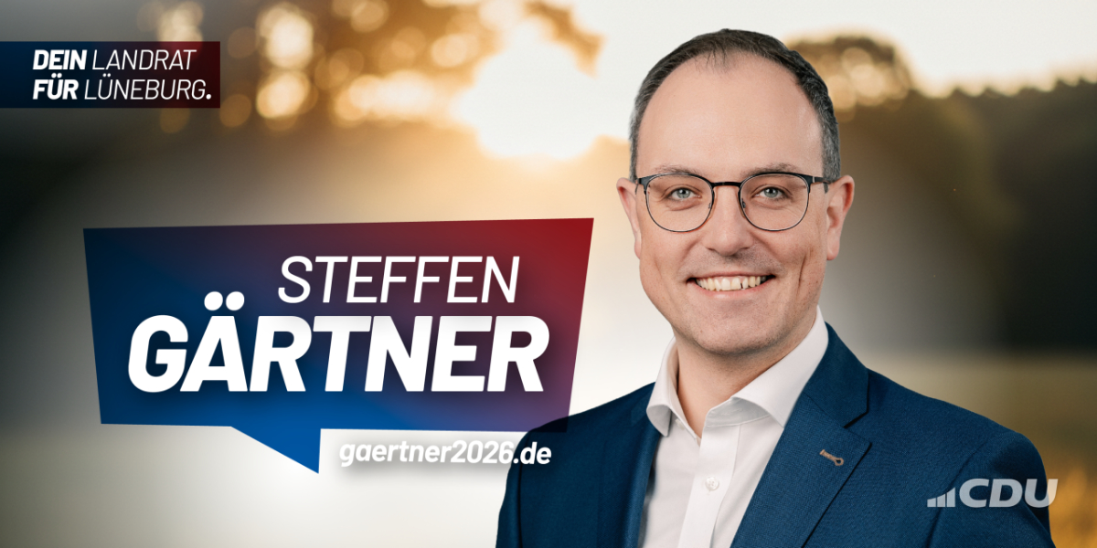 Steffen Gärtner CDU Landratskandidat für Lüneburg